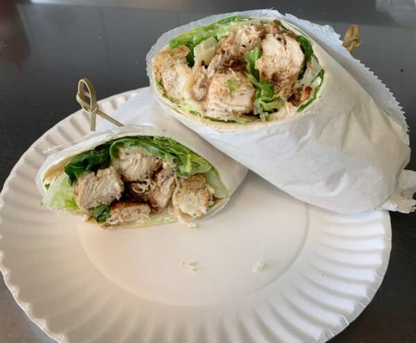 Chicken Caesar Wraps